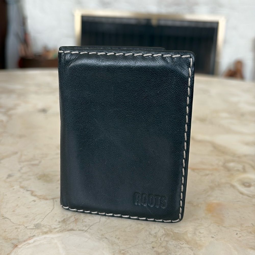Roots Leather Card Wallet